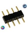 GLOBOSTAR® STRIPART 70701 Ενωτικός Σύνδεσμος για Πολύχρωμη RGB Ταινία LED 4Pin IP20 - Μ1 x Π1 x Υ0.3cm